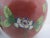 Red Antique Chinese Red Floral Cloisonne Ginger Jar With Lid Vase Pair For Sale - Image 8 of 9