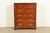 Thomasville Mid-Century Modern Hollywood Regency Campaign Walnut Highboy Dresser, 1970s For Sale - Image 17 of 17