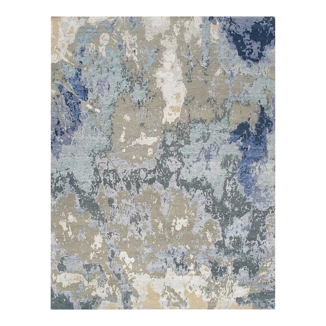 Pasargad Home Modern Beige Area Rug, 8'11'' X 11' 9'' For Sale