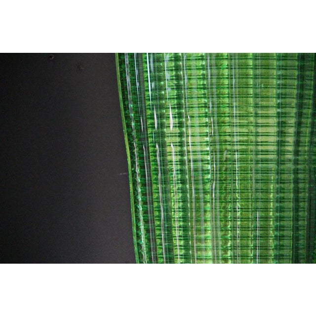 Green Emerald Green Murano Glass Wall Sconces in the style of Mazzega, Italy, ,2000s, Set of 2 For Sale - Image 8 of 14