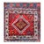Antique Qashqai Bag Rug, 23" X 25" For Sale