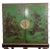 A striking cabinet‑on‑stand in the Baroque revival manner, lavishly decorated in green‑ground Chinoiserie lacquer. The...