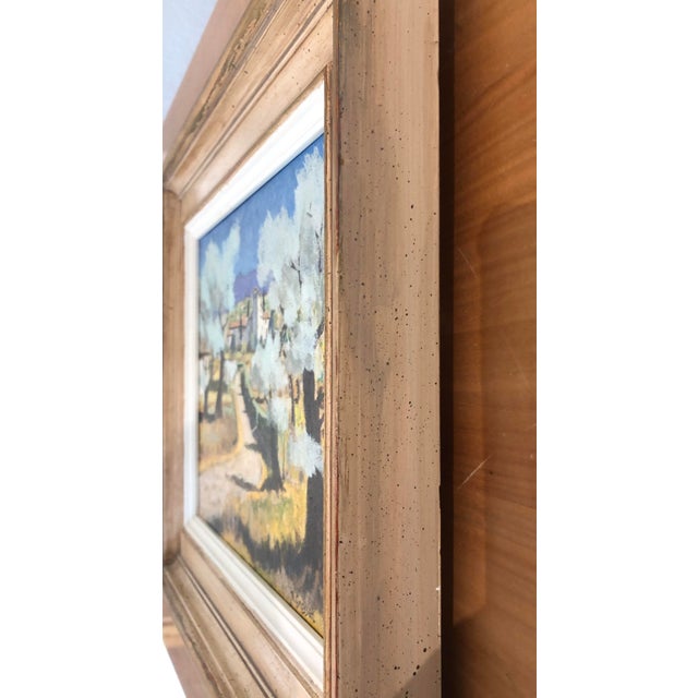René Grossen, Vue sur un paysage de Toscane, Oil on Canvas, Framed For Sale - Image 8 of 10