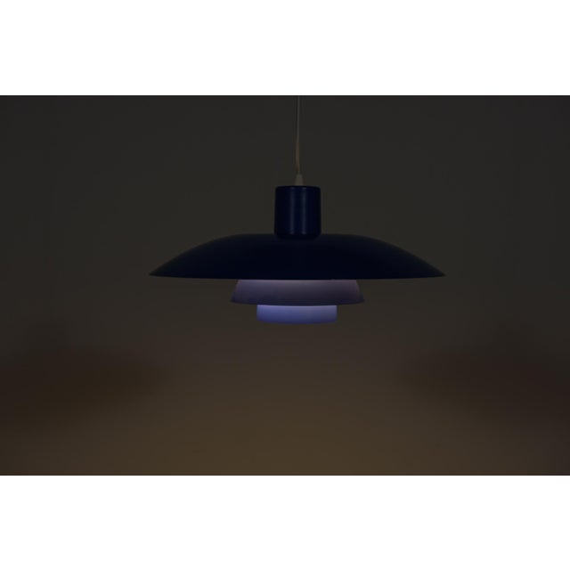 Metal Mid-Century PH4 Pendant Lamp by Poul Henningsen for Louis Poulsen, Denmark, 1960s For Sale - Image 7 of 18