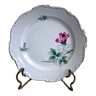 Mid 20th Century Chalet Rose 11 3/4" Chop Plate (Round Platter) For Sale