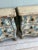 Wood Beautiful Pair of French Bedside Commodes With Blue and White Patina For Sale - Image 7 of 9