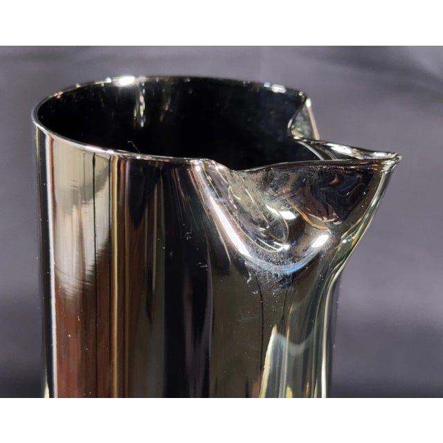 Mid-Century Modern Vintage Dorothy Thorpe Style Silver Ombre Cocktail Pitcher, 1960s For Sale - Image 3 of 6