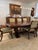 Hand-planed, distressed, antiqued, planked and waxed. Diamond pattern plank top with antiqued brass inlays. Rectangular...