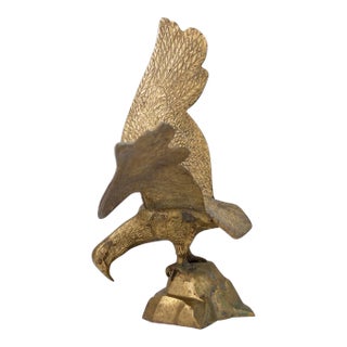 Brass Cast Falcon Statue | Eagle or Hawk For Sale