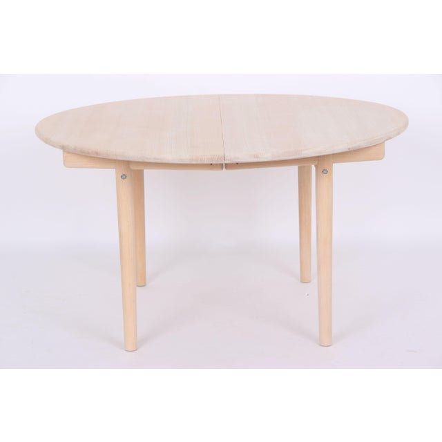 Dining Table PP70 in Ash with Extension by Hans J. Wegner for PP Møbler, 1995 For Sale - Image 3 of 10