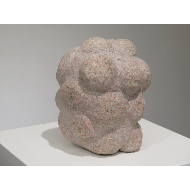 Abstract "Forma" Pink Granite Sculpture by Danish Artist Ole Mynster Herold For Sale - Image 3 of 4