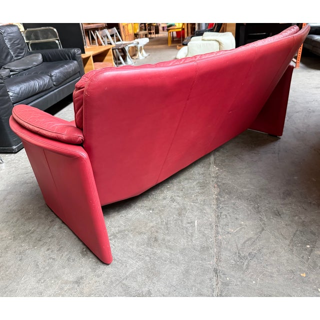1980s Red Bora Bora Sofa by Axel Enthoven for Leolux, 1980s For Sale - Image 5 of 7