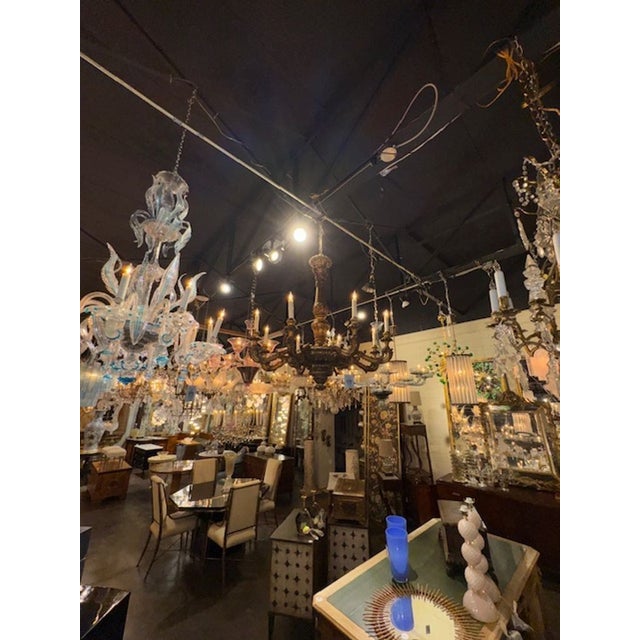 Traditional 19th Century French Giltwood Chandelier For Sale - Image 3 of 7