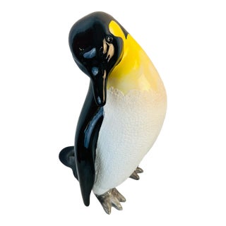 Lifesize Italian Ceramic Penguin For Sale