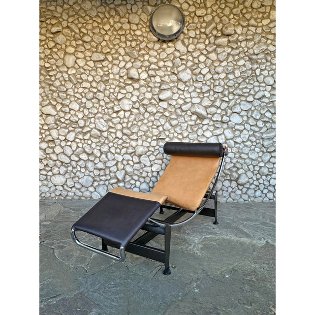 Bauhaus LC4 Chaise Lounge by Charlotte Perriand, Le Corbusier and Pierre Jeanneret for Cassina, 2014 For Sale - Image 3 of 18