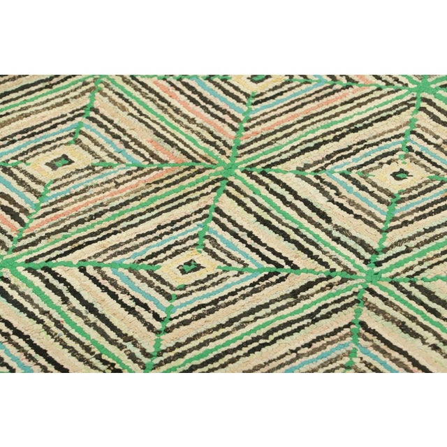 Handmade in wool and originating circa 1920-1930, this 3x3 antique square rug is a rare and exciting new curation in Rug &...