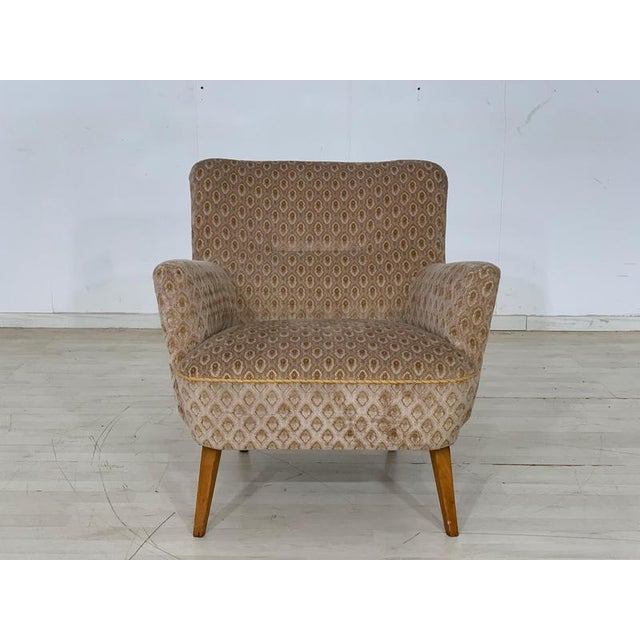 Wood Mid-Century German Armchair, 1960s For Sale - Image 7 of 7