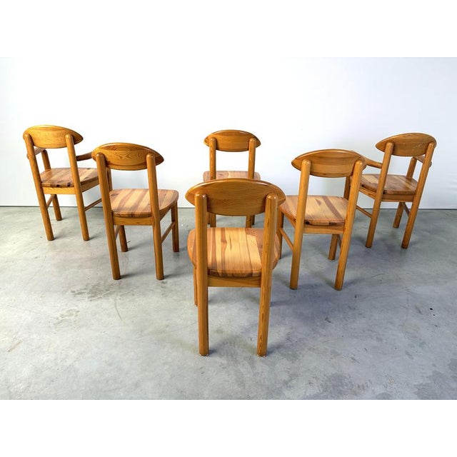 Pine Dining Chairs by Rainer Daumiller for Hirtshals Savvaerk, 1980s, Set of 6 For Sale - Image 3 of 10