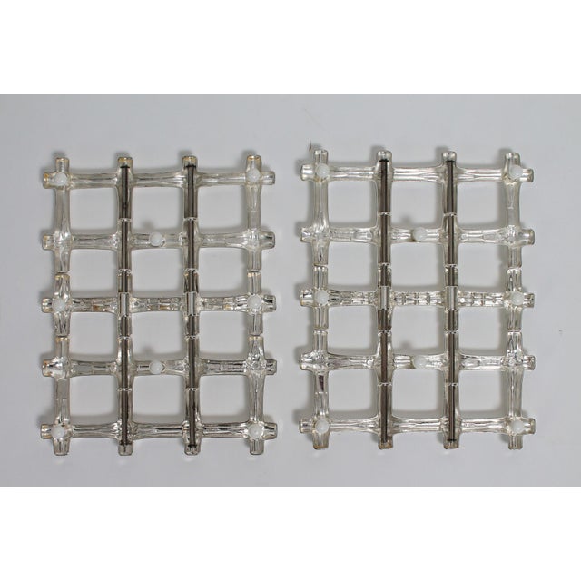 Vintage Italian Faux Bamboo Silver Plated Expandable Trivets - A Pair For Sale In Milwaukee - Image 6 of 10