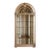 Henredon - Monumental Gold & Silver Leaf Arched Display Vitrines X3 For Sale