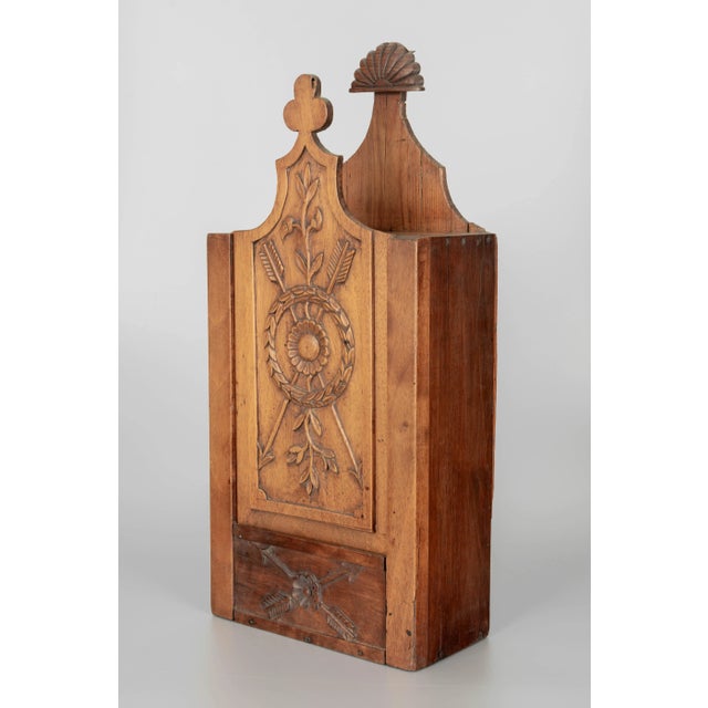 19th Century French Provencal Walnut Fariniere Box For Sale - Image 4 of 10