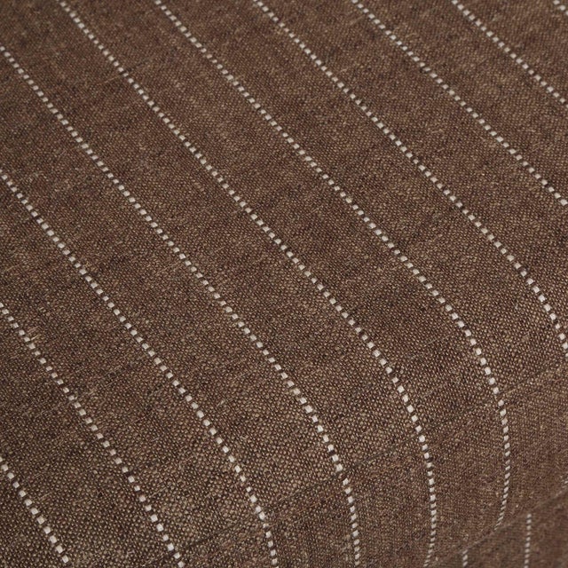 Luisa Pinstripe Swivel Chair For Sale - Image 9 of 10