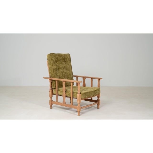 19th Century France Green Wood Armchair For Sale - Image 11 of 11