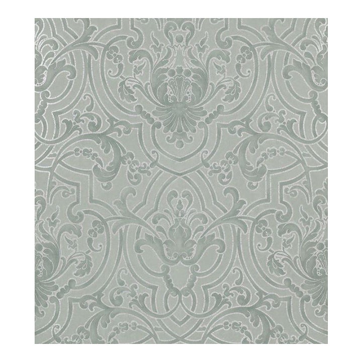 Fretwork Wallpaper - Blue | Chairish