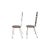 Mid 20th Century Pair of Iron Scroll Side Chairs For Sale - Image 4 of 8