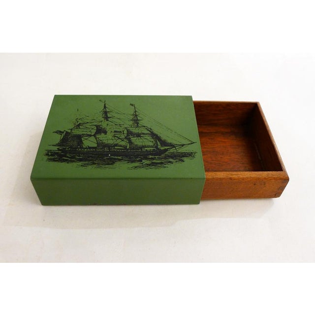 1960s Sailboat Cigarette Box, 1960s For Sale - Image 5 of 15