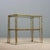 Nesting Tables with Brass Legs, Set of 2 For Sale - Image 8 of 9
