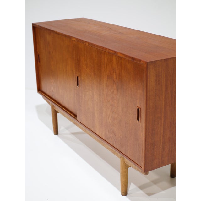 1950s Teak 160 Sideboard by Børge Mogensen for Søborg Møbelfabrik, Denmark, 1950s For Sale - Image 5 of 15