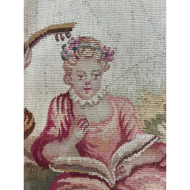 Aubusson Cushion Cover Tapestry For Sale - Image 4 of 10