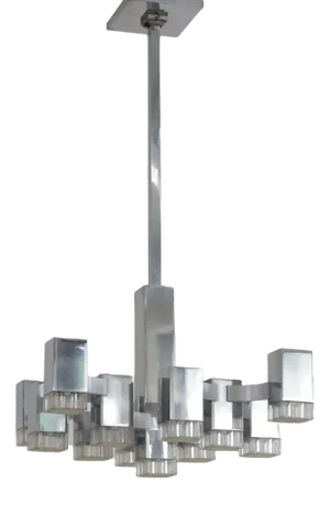 13-Light Hanging Lamp by Gaetano Sciolari for Sciolari, 1970s