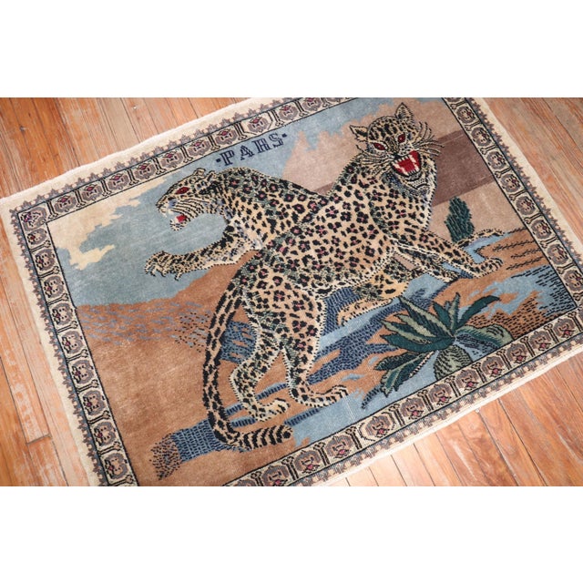 Turkish Vintage Turkish Jaguar Rug rug no.j3646 For Sale - Image 3 of 6