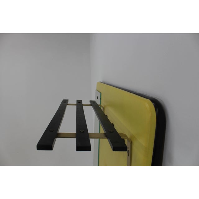 Wood Mid-Century Wall with Coat Rack and Mirror, Germany, 1968 For Sale - Image 7 of 11
