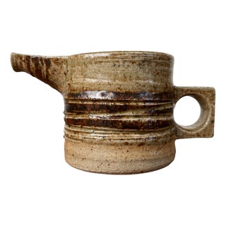 Mid-Century Modern Danish Studio Pottery Carafe by Tue Poulsen for Tue Keramik, 1960s For Sale