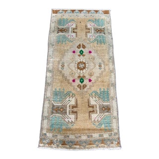 Turkish Yastik Rug 1'7" x 3'3" For Sale