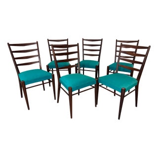 Mid-Century Danish Teak Dining Chairs by Cees Braakman for Pastoe, 1950s, Set of 6 For Sale