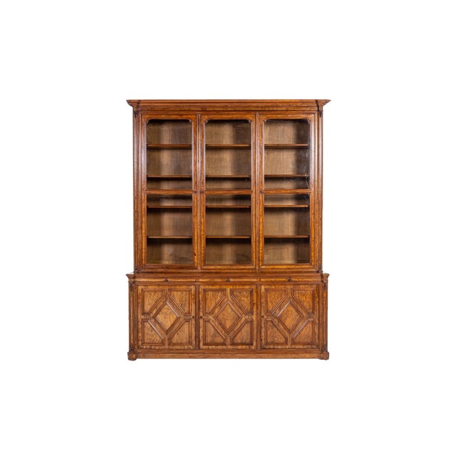 Early 19th Century French Mahogany Bookcase For Sale