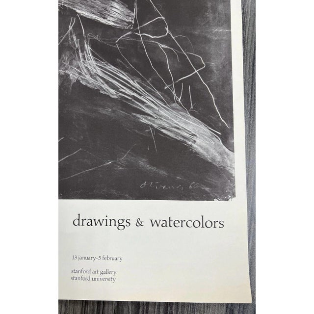 1970s 1970s Vintage Nathan Oliveira Poster From Stanford University Exhibition Print For Sale - Image 5 of 7