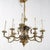 Antique French Empire Style Ebonized Bronze 12 Light Chandelier C1930 For Sale - Image 10 of 18