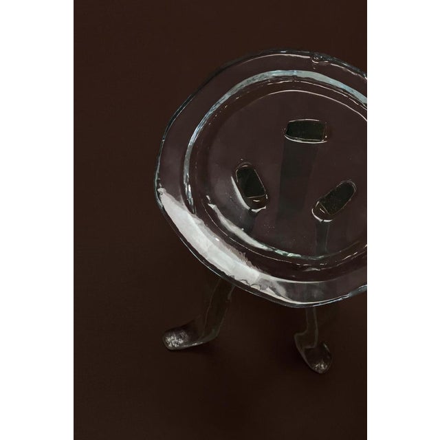 Contemporary Sunburst Lung 1.0 Side Table in Hand Molded Resin by Szymon Keller For Sale - Image 3 of 18