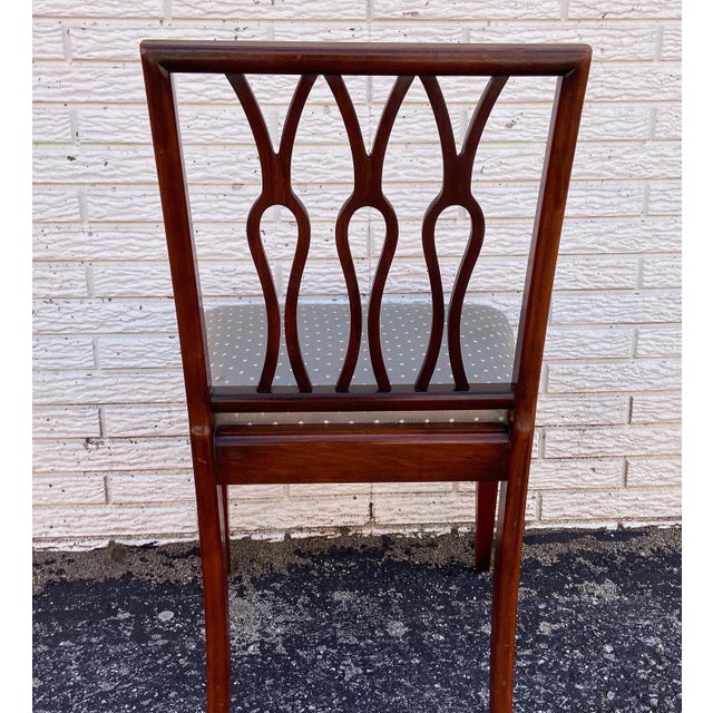 Vintage Lady Emily's Invitation Style Side Chairs For Sale - Image 10 of 10