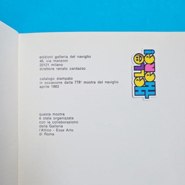 Yellow 1983 Victor Brauner at Galleria Del Naviglio Milano Art Exhibition Book Catalogue 80s For Sale - Image 8 of 8