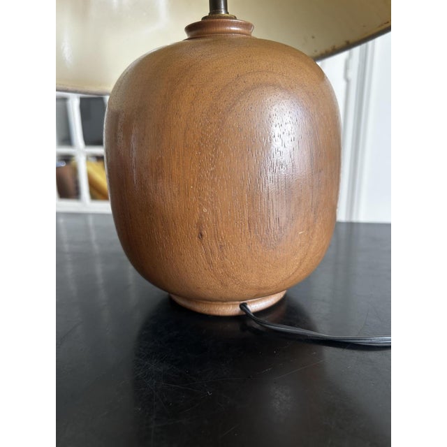 Wooden Table Lamp, 1960s For Sale - Image 6 of 12