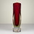 Mid-Century Modern Red Sommerso Murano Glass Vase, 1970s For Sale - Image 3 of 18