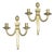 Bronze Wall Sconces, 1920s, Set of 2 For Sale