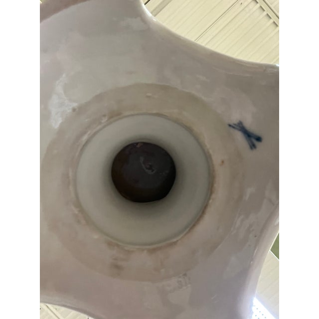 Antique German Von Schierholz Porcelain Figurine Centerpiece For Sale - Image 11 of 11