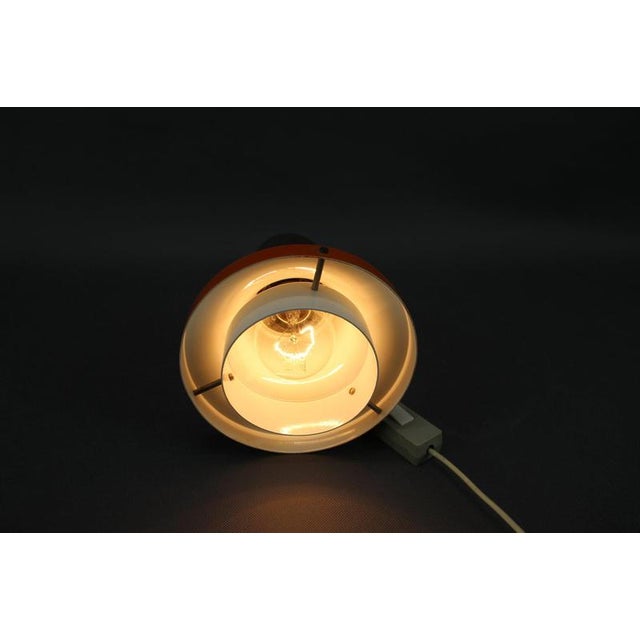 Orange Wall Lamp by Josef Hurka for Napako, Czechoslovakia, 1970s For Sale - Image 10 of 14